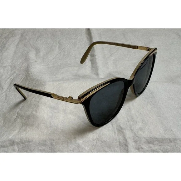 Ralph Lauren RA5203 1090/13‎ Black Gold Cat Eye Sunglasses 54-13-135 FRAMES ONLY